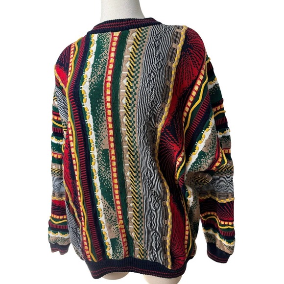 Coogi Mens Sweater -Missing Tag- Cotton Colorful - XL/XXL - Picture 2 of 10